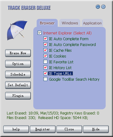 Track Eraser Deluxe Screenshot
